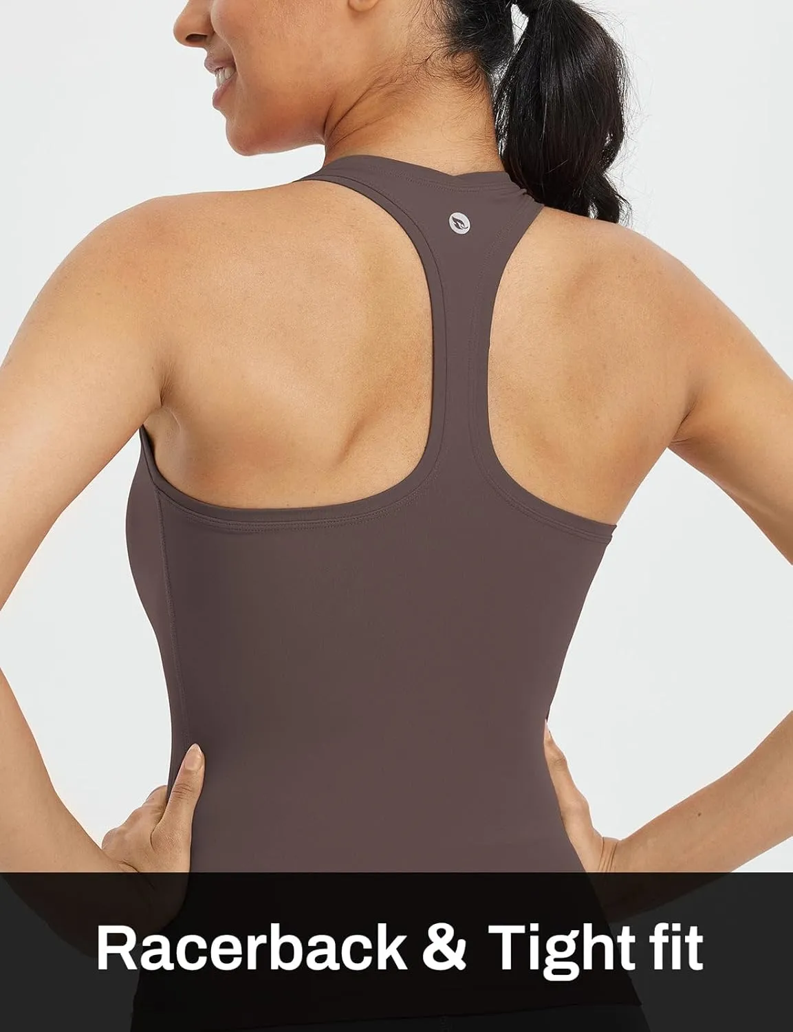 baleaf Women's Racerback Workout Tank Tops Racer Back Yoga Gym Athletic Running Sleeveless Shirts Camisole