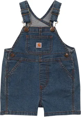 Carhartt Baby Loose Fit Jean Overall Shorts Denim Shortalls