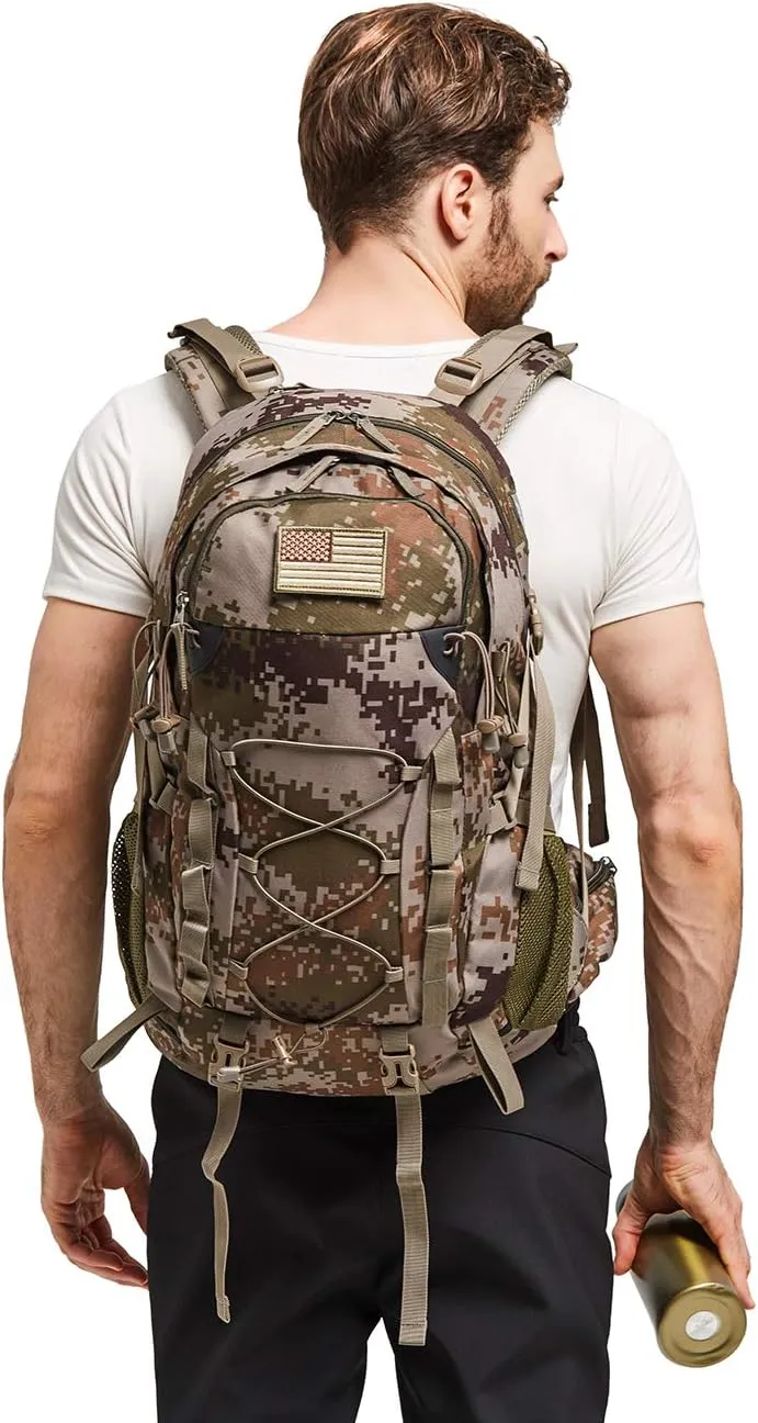 Diamond Candy Waterproof Hiking Backpack for Men and Women, Lightweight Day Pack for Travel Camping