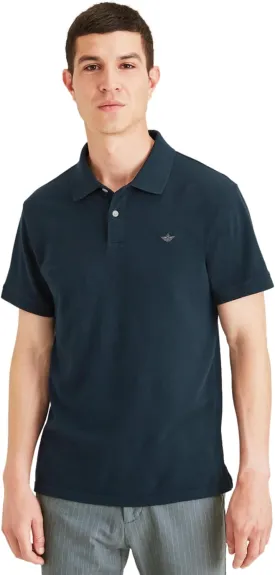 DOCKERS Mens Slim Fit Short Sleeve Polo