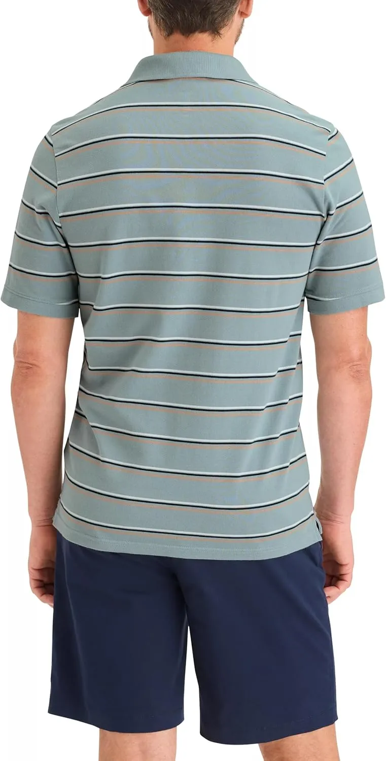 DOCKERS Men's Slim Fit Short Sleeve Polo
