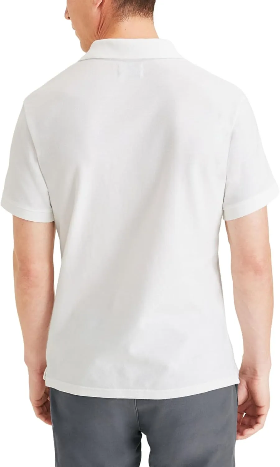 DOCKERS Mens Slim Fit Short Sleeve Polo