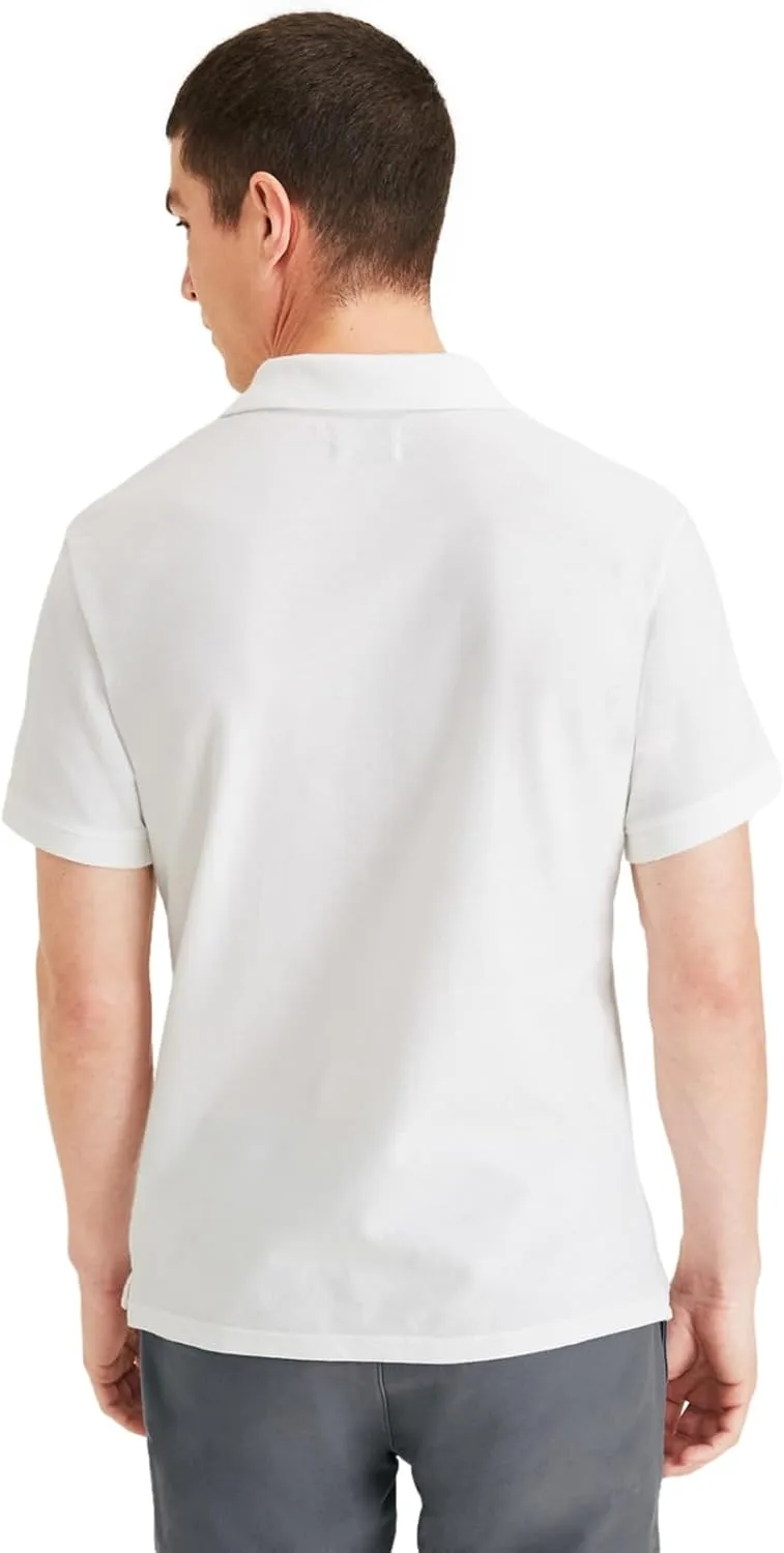 DOCKERS Mens Slim Fit Short Sleeve Polo