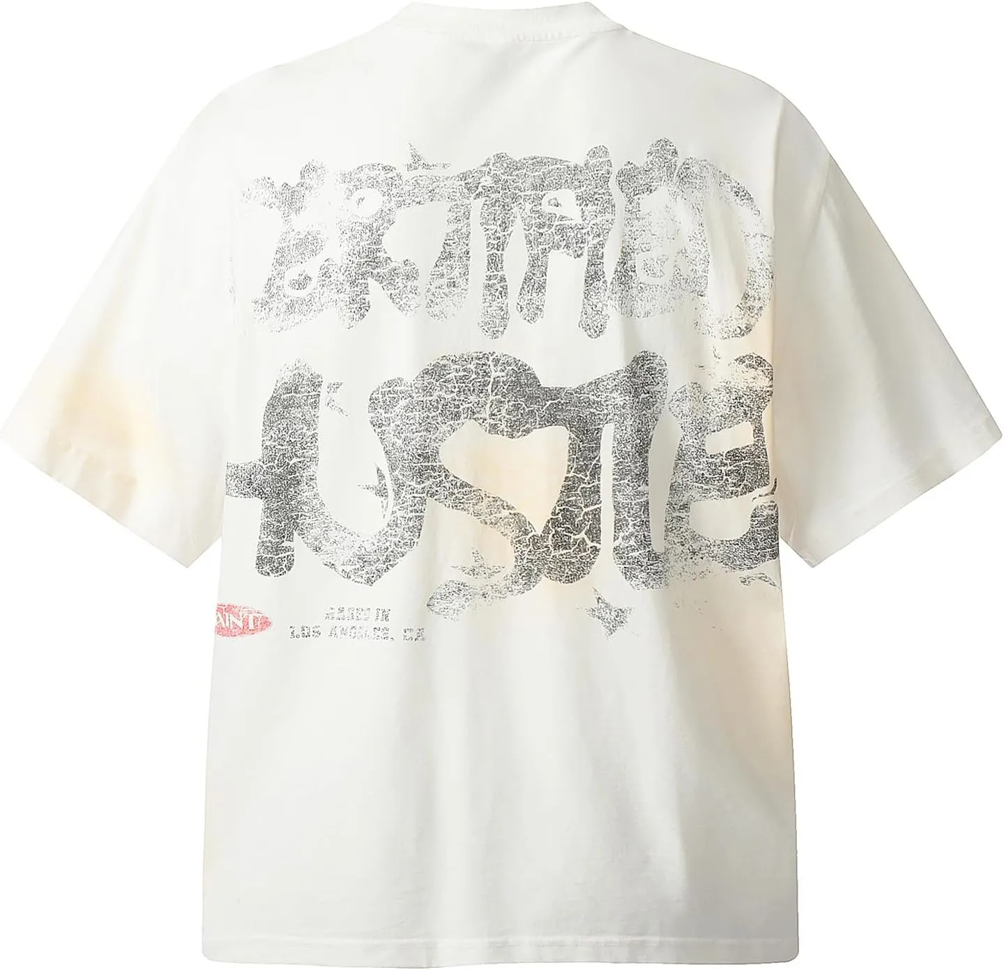 DONCARE "Saint Men's Round Neck Heavyweight Short Sleeve Spring Summer CasualT-Shirts