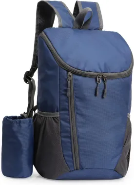 DOVO Hiking Backpack, Waterproof and Wear-resistant Lightweight Backpack Packable,Outdoor Travel Camping Daypack Foldable-BLUE