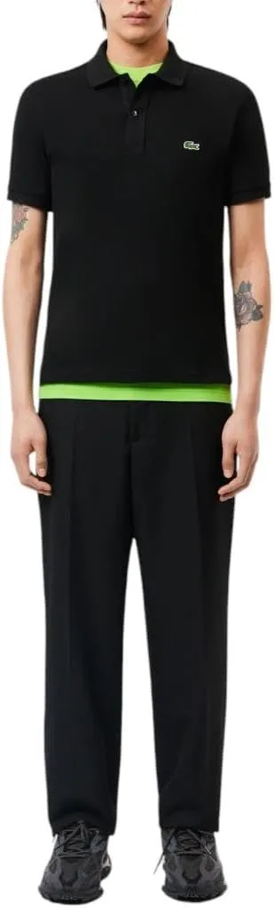 Lacoste Men's Legacy Classic Pique Slim Fit Short Sleeve Polo Shirt