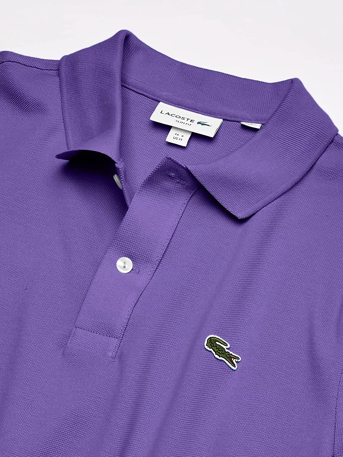 Lacoste Men's Legacy Classic Pique Slim Fit Short Sleeve Polo Shirt