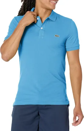 Lacoste Men's Legacy Classic Pique Slim Fit Short Sleeve Polo Shirt