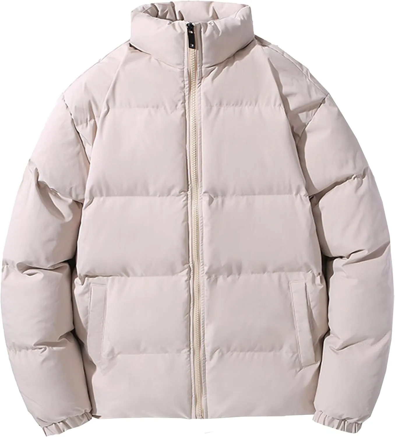 Maiyifu-GJ Men's Winter Jackets Lightweight Puffer Jacket Windproof Warm Down Coats Quilted Padded Coat Outerwear Windbreaker