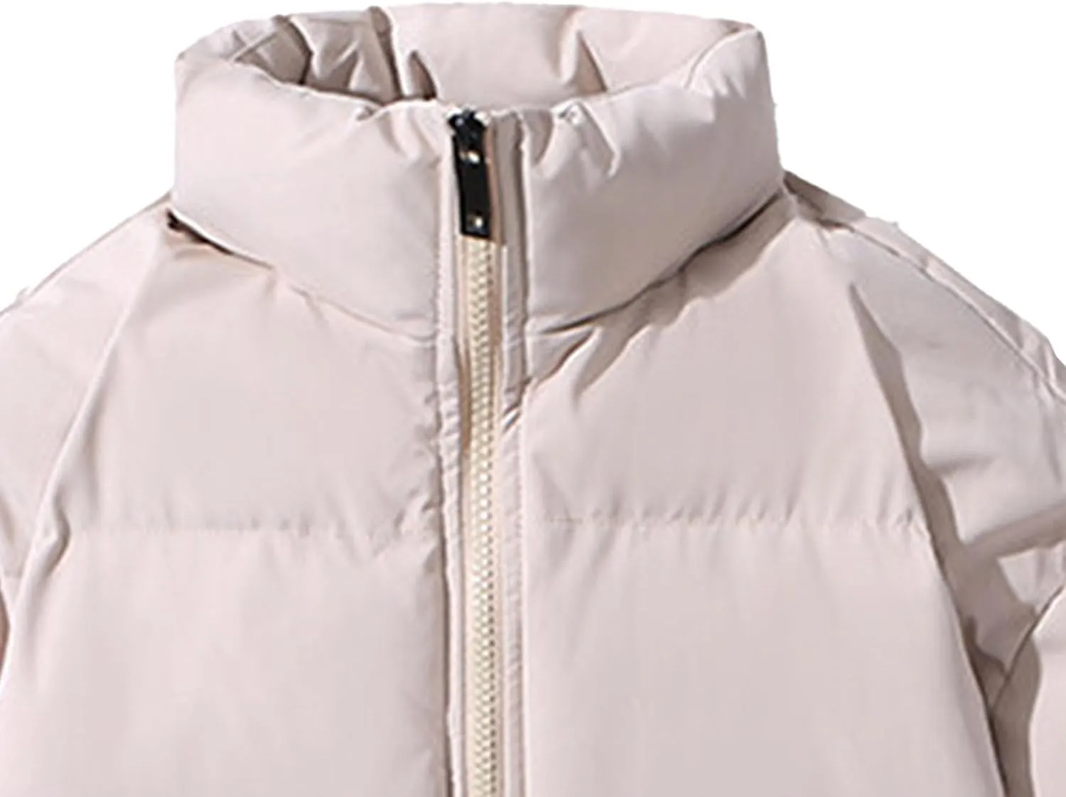 Maiyifu-GJ Men's Winter Jackets Lightweight Puffer Jacket Windproof Warm Down Coats Quilted Padded Coat Outerwear Windbreaker