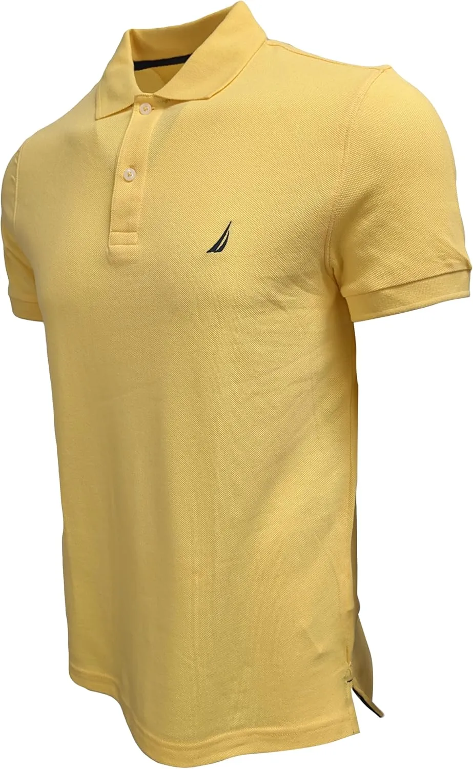 Nautica Men's Slim Fit Short Sleeve Solid Cotton Pique Polo Shirt