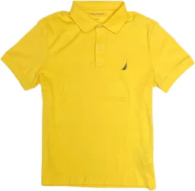 Nautica Men's Slim Fit Short Sleeve Solid Polo Shirt
