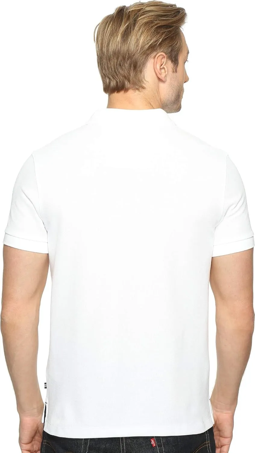 Nautica Men's Slim Fit Short Sleeve Solid Polo Shirt