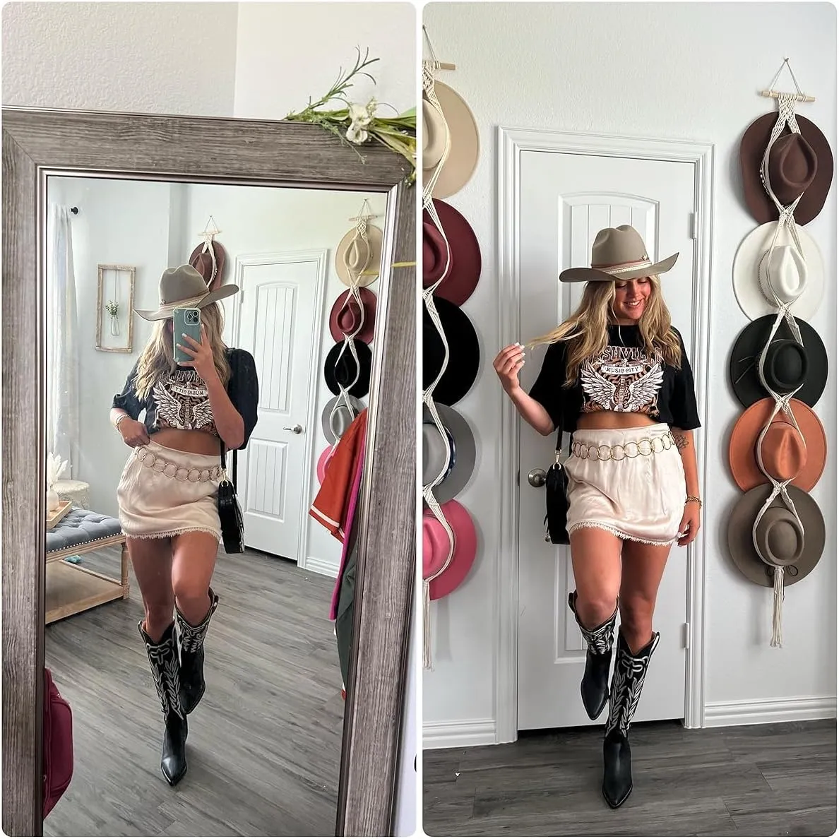 Oversized Rock Band T-Shirt Women Country Music Shirt Tops Nashville Music City Tshirt Vintage Guitar Wings Graphic Tees