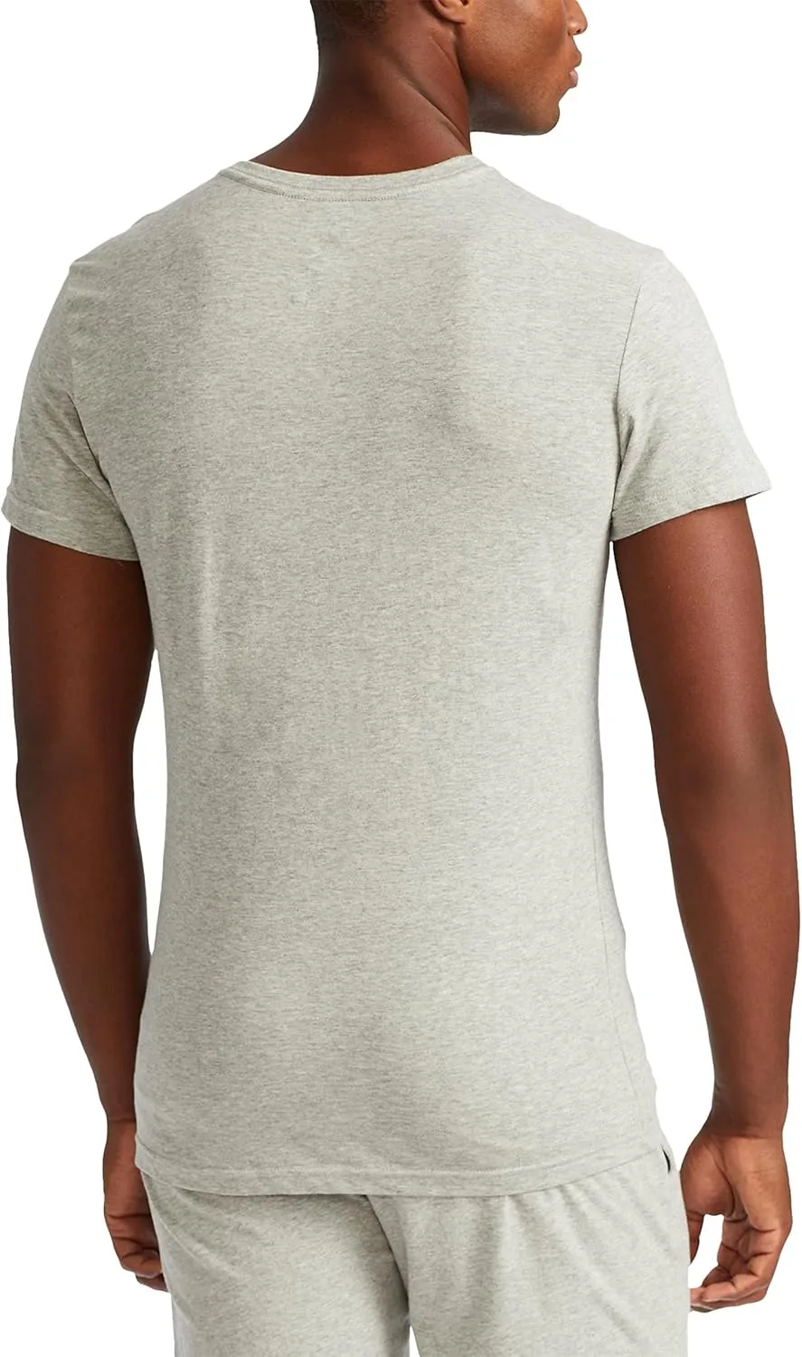 RALPH LAUREN Men's Slim Fit Cotton Crew Undershirts, 3 Pack