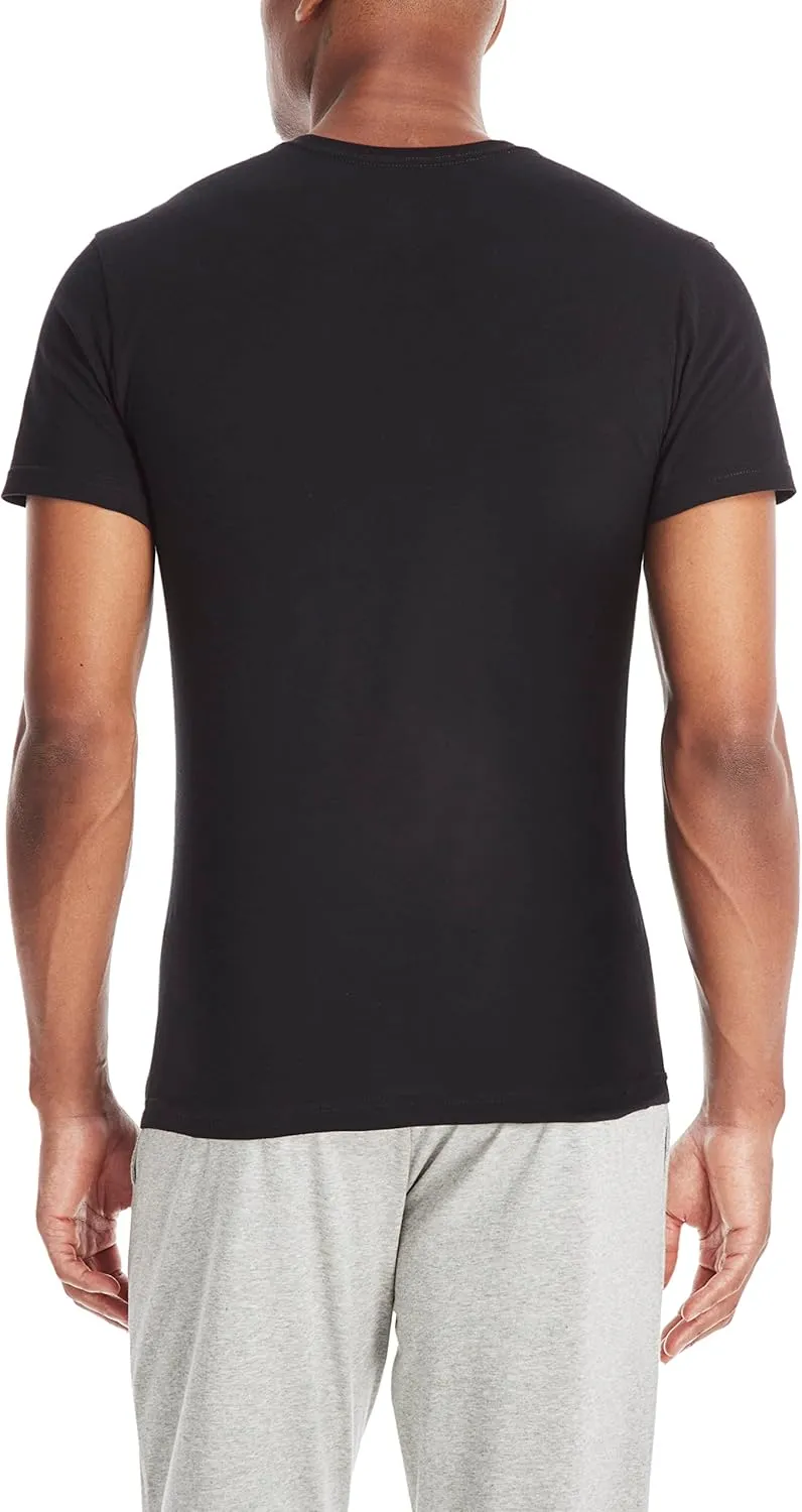 RALPH LAUREN Men's Slim Fit Cotton Crew Undershirts, 3 Pack