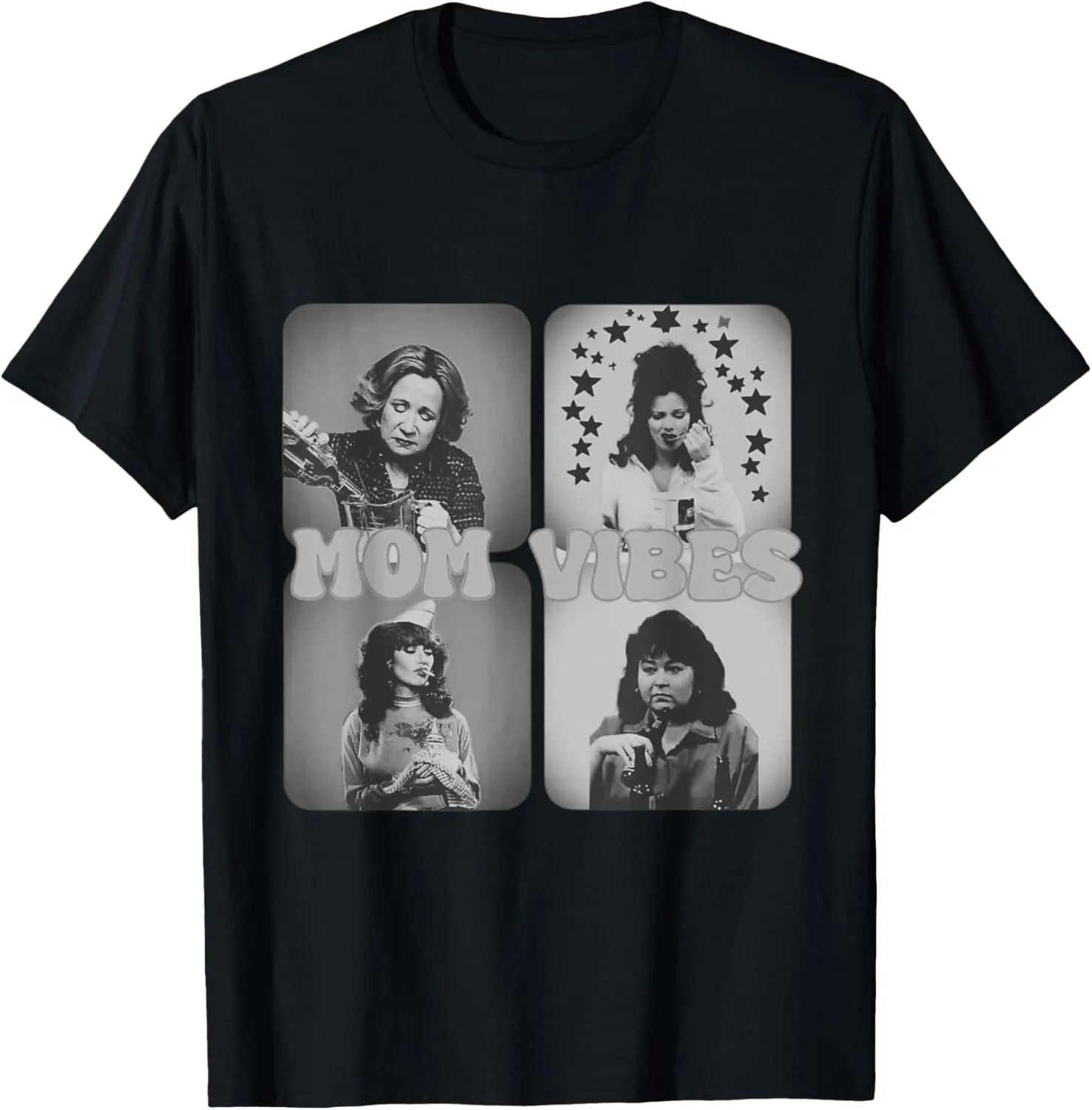 Retro Mom 90s Vibes Vintage Mother's Day T-Shirt