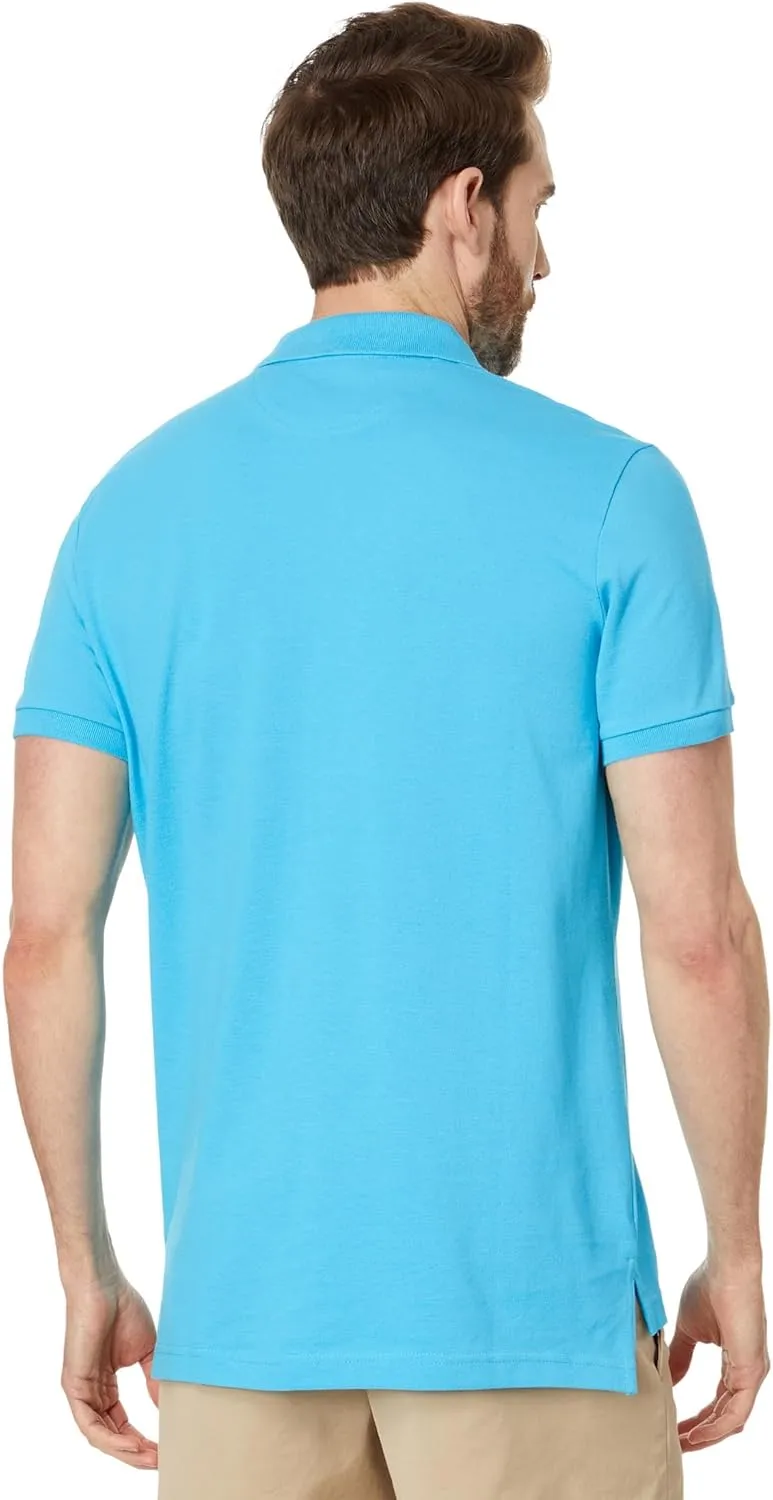 SLIM FIT SOLID PIQUE POLO SHIRT