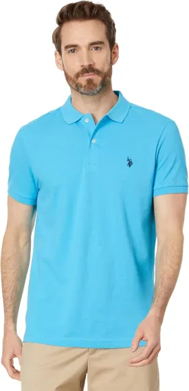 SLIM FIT SOLID PIQUE POLO SHIRT