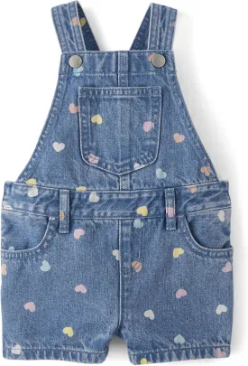 The Children's Place baby-girls And Toddler Girls Denim Shortalls