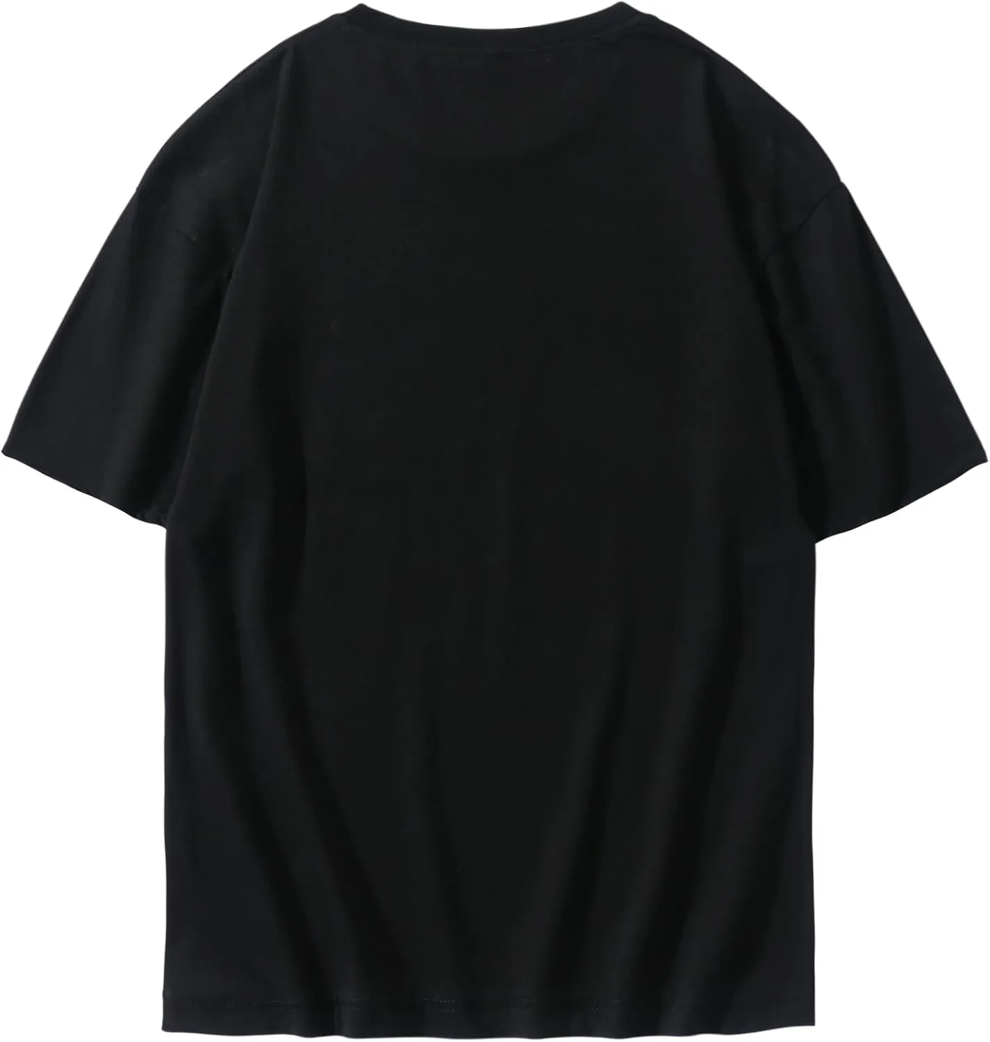 Unisex Minimalist Japanese Kanji Hand Gesture Graphic T-Shirt Casual Tee
