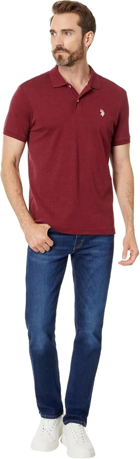 U.S. Polo Assn. Men's Slim Fit Interlock Polo