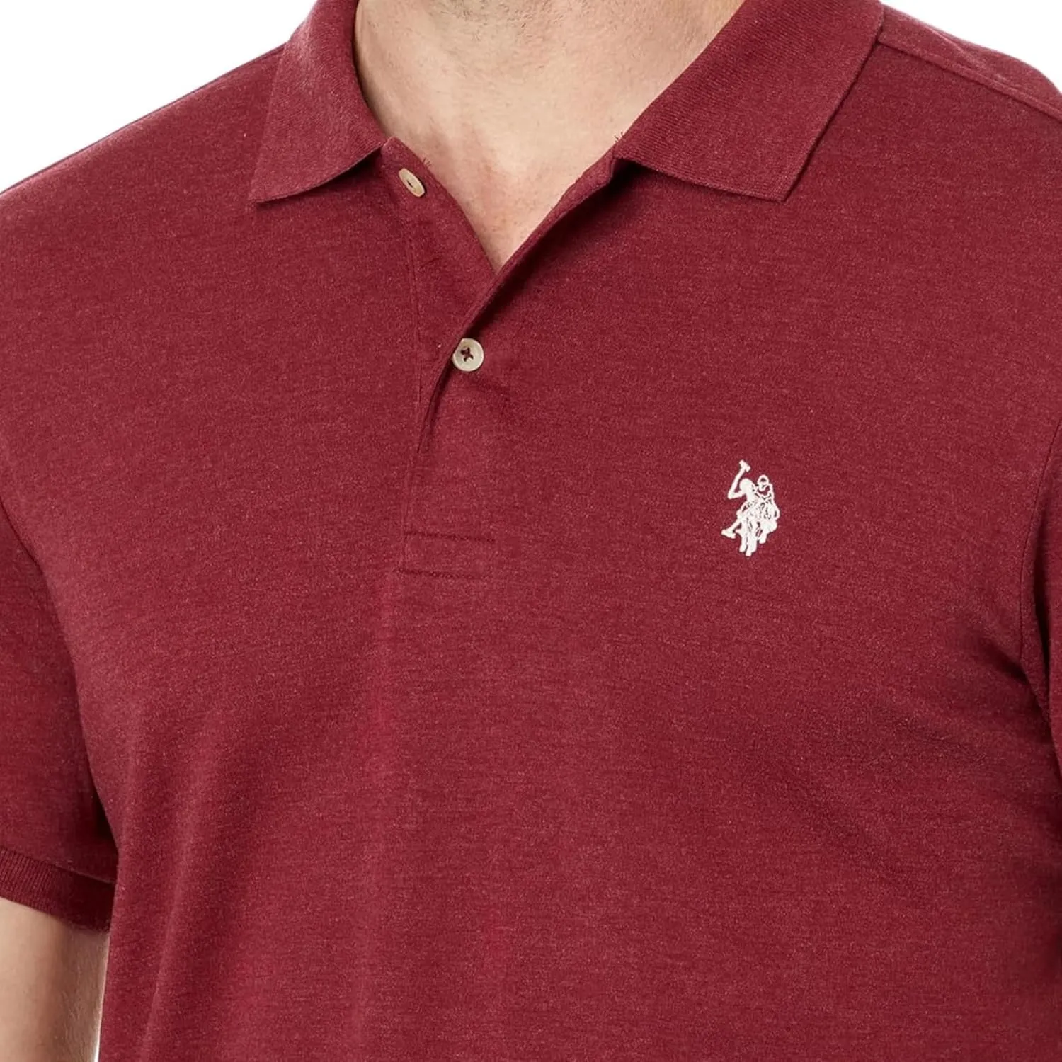 U.S. Polo Assn. Men's Slim Fit Interlock Polo