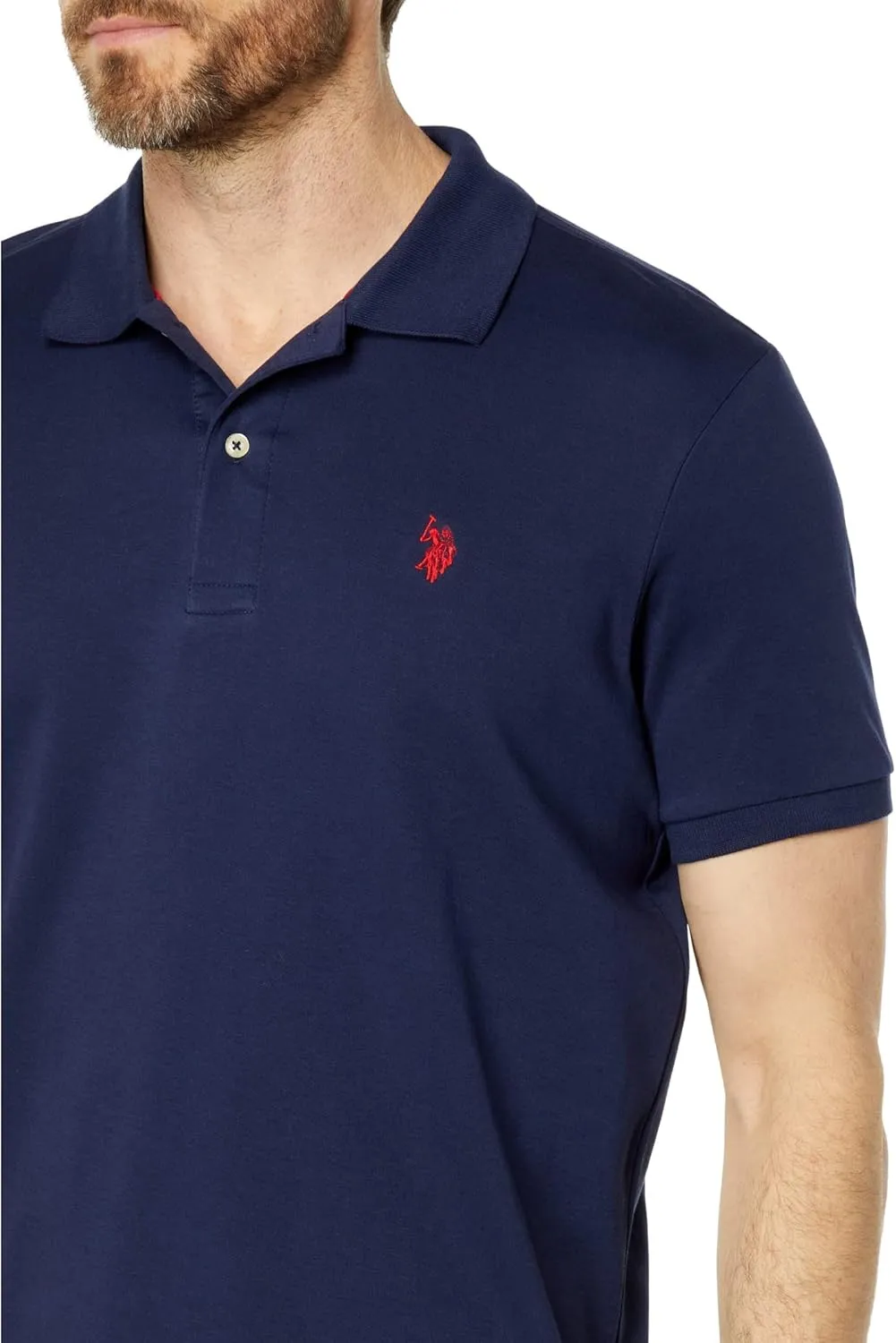 U.S. Polo Assn. Men's Slim Fit Interlock Polo