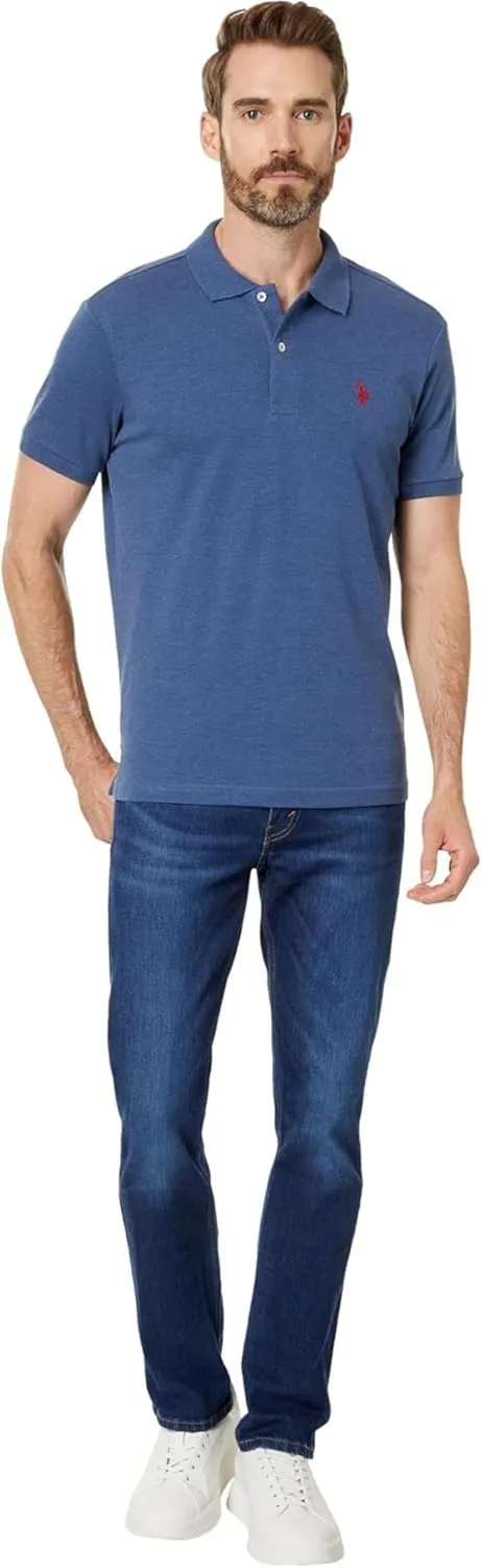 U.S. Polo Assn. Men's Slim Fit Interlock Polo