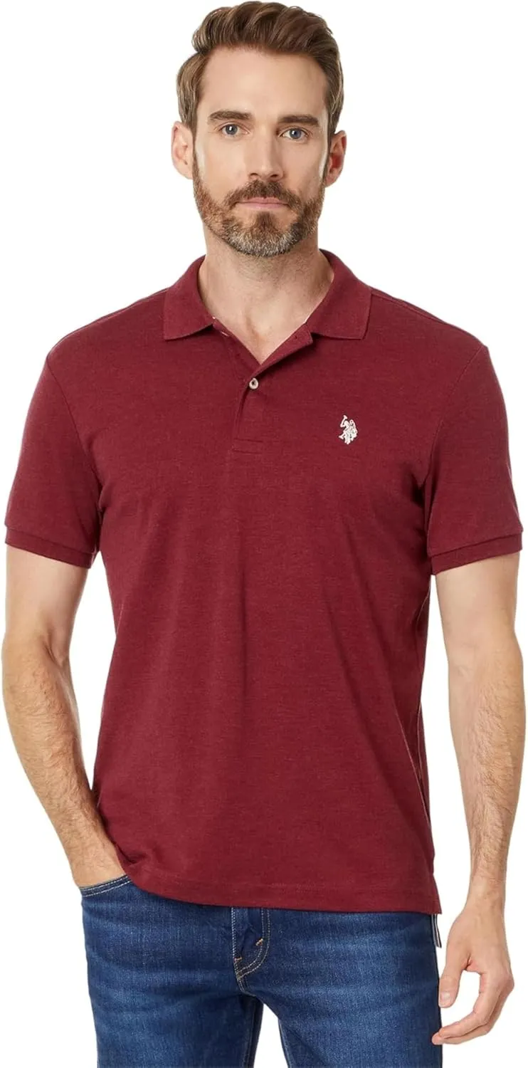 U.S. Polo Assn. Men's Slim Fit Interlock Polo