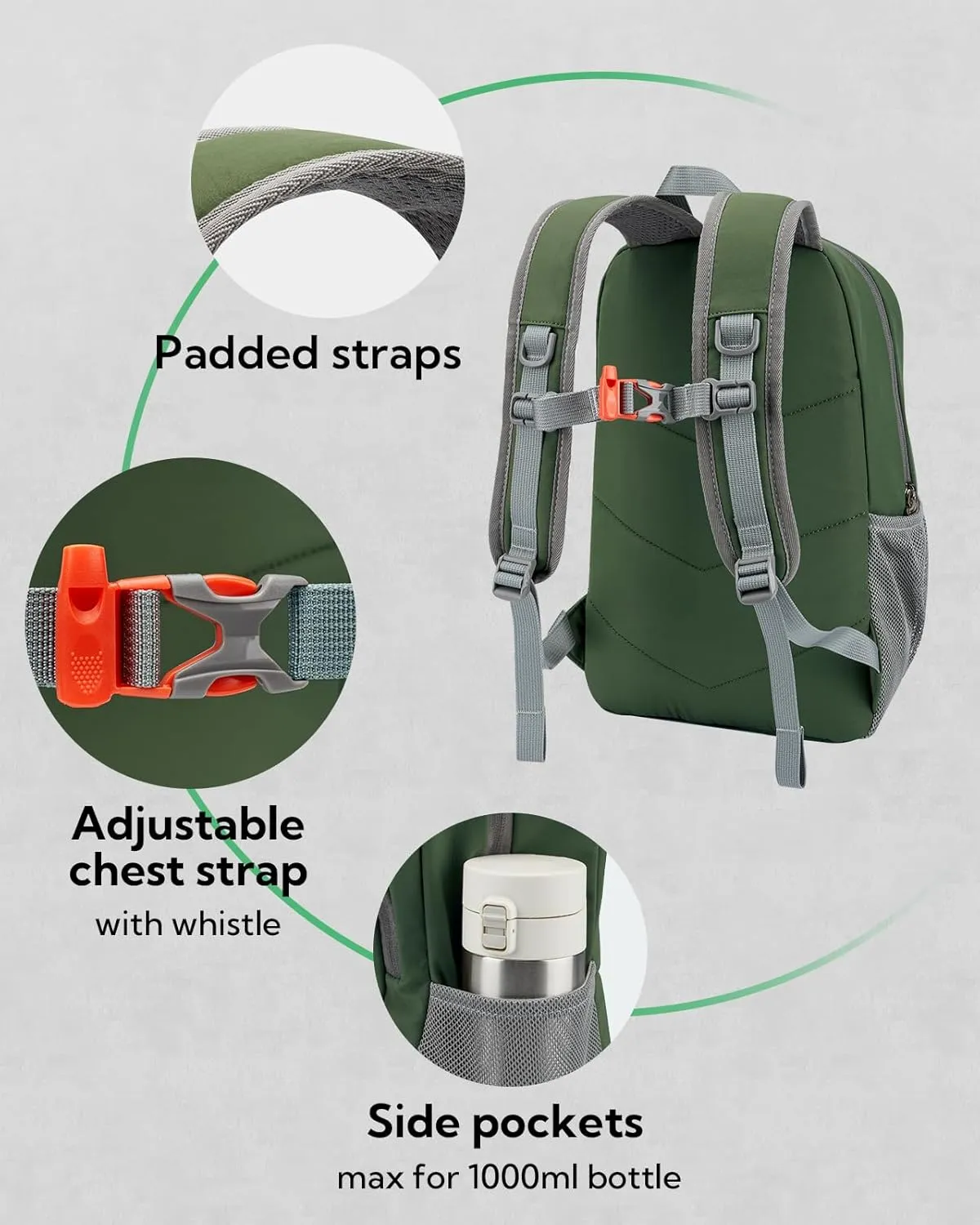 WATERFLY 12L Small Hiking Backpack: Day Pack Lightweight Travel Bag Camping Fitness Cycling Outdoor Sports Daypack For Women Men