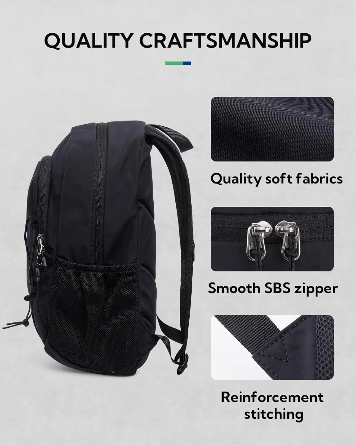 WATERFLY 12L Small Hiking Backpack: Day Pack Lightweight Travel Bag Camping Walking Sports Daypack For Women Men