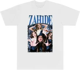 Zahide Vintage 90's Merch T-Shirts Crewneck Top Cosplay Women Men Hiphop Streetwear Short Sleeve Tee