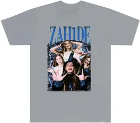 Zahide Vintage 90's Merch T-Shirts Crewneck Top Cosplay Women Men Hiphop Streetwear Short Sleeve Tee