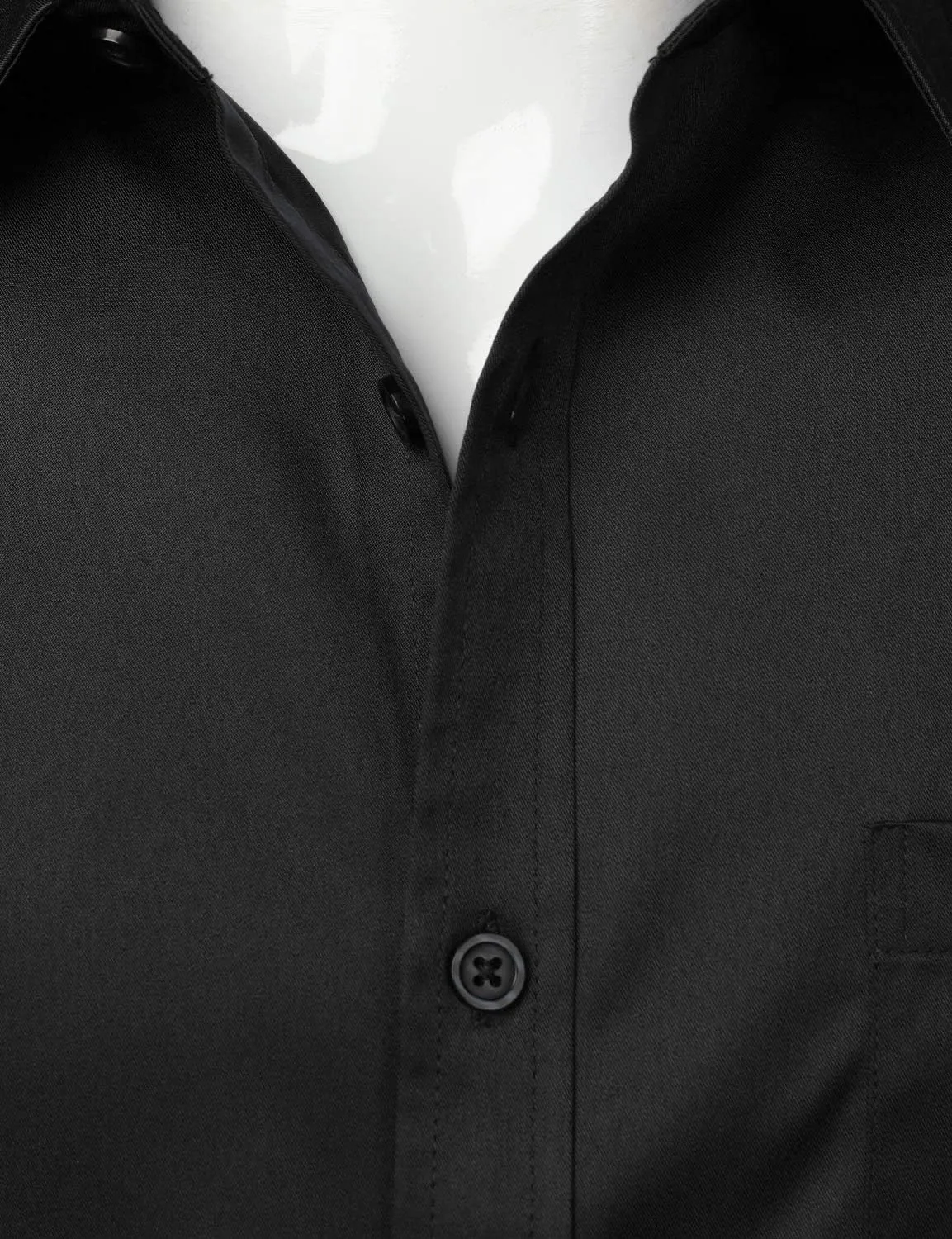 ZEROYAA Men's Casual Urban Stylish Slim Fit Short Sleeve Button Up Dress Shirt with Pocket