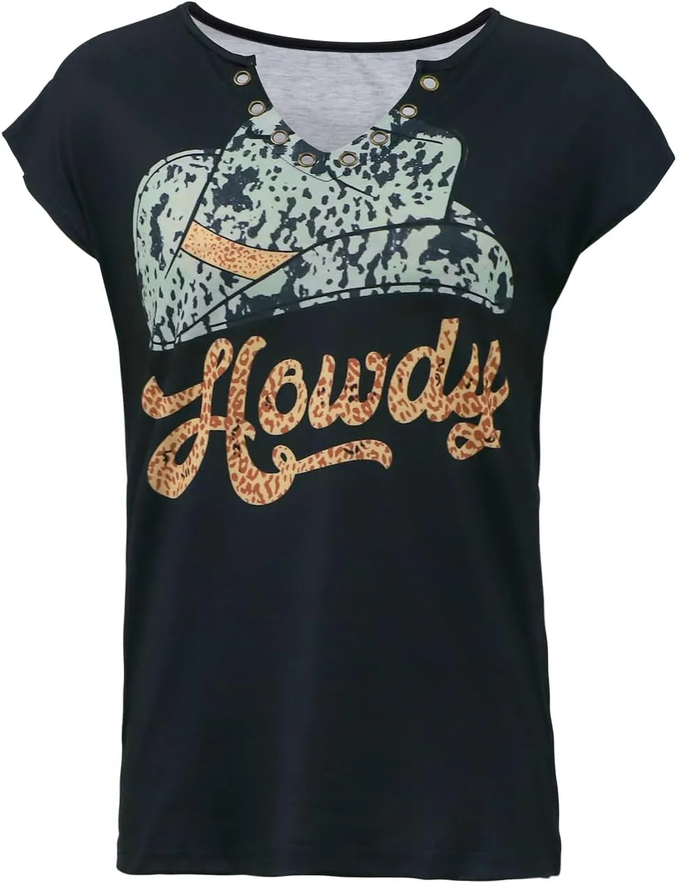 Zyyfly Womens Cap Sleeve Tank Tops V Neck Graphic Summer Shirts Loose Fit